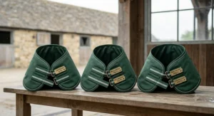 Illustrative breakdown showing three different insulation weights (lightweight 0g, mediumweight 150g, heavyweight 300g) for turnout neck pieces.