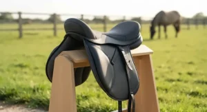 A lightweight affordable treeless saddle designed to improve horse comfort and freedom of movement.