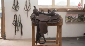 A low-maintenance synthetic western saddle, perfect for budget-conscious UK riders needing a reliable option under £600.