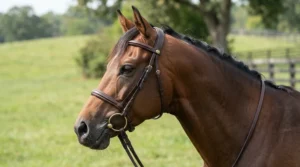 Checking the correct fit of a leather headcollar vs nylon headcollar on a horse's head