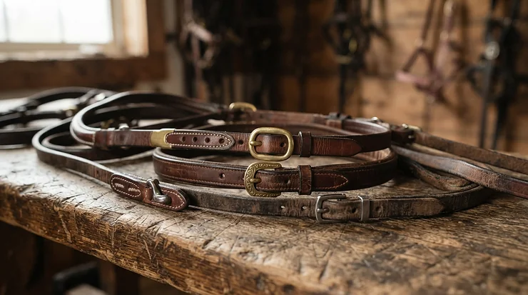 Comparing a synthetic vs leather martingale for affordable horse riding gear